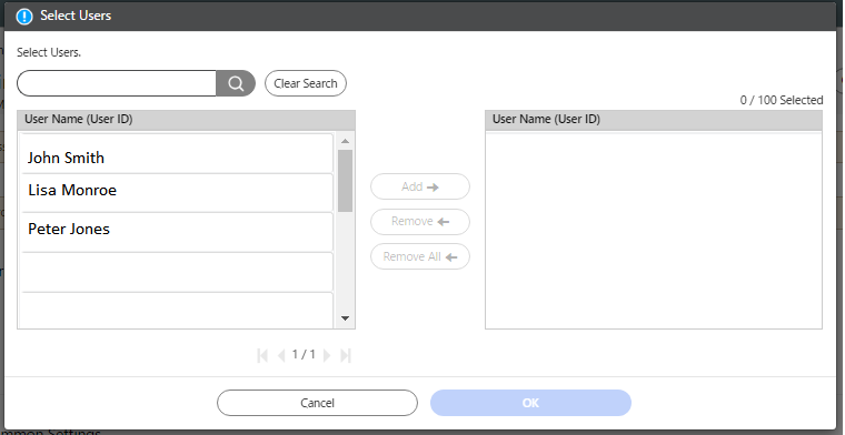 Allow Users